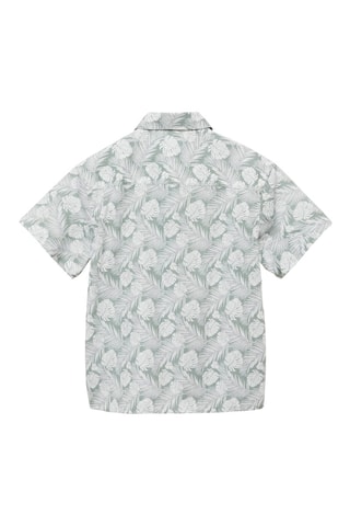 Chemise avec imprimé tropical - Vert