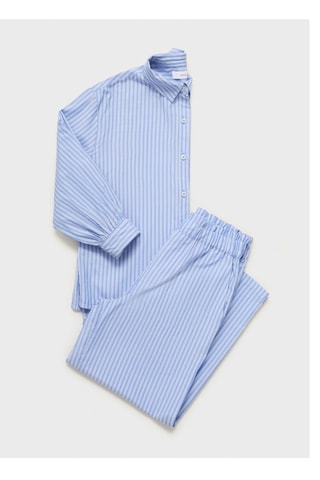 Chemise à rayures - Bleu