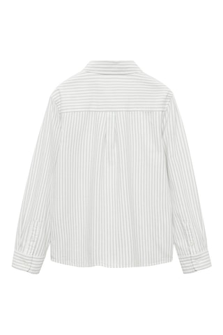 Chemise 100 % coton rayures Oxford - Vert