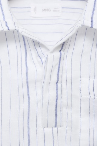 Chemise coton rayures - Blanc