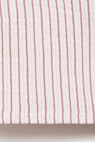Chemise coton rayures - Rose
