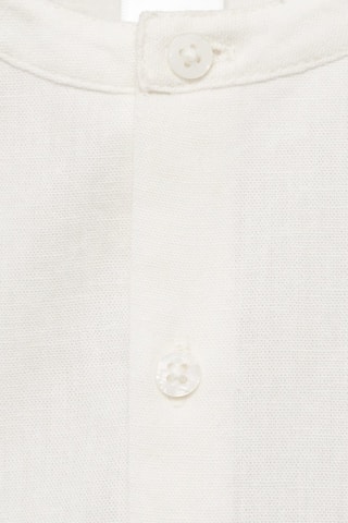 Chemise coton et lin - Blanc cassé