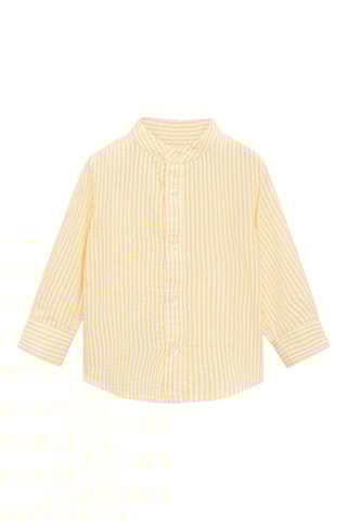 Chemise fines rayures - Jaune