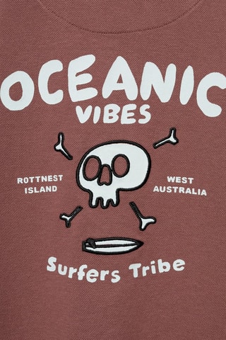 Polo détail brodé - Bordeaux