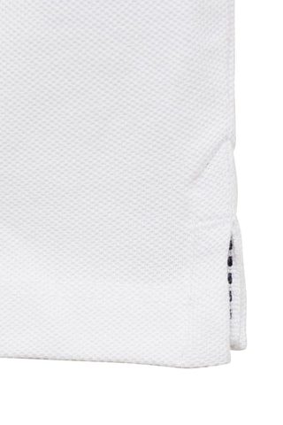 Polo coton manches courtes - Blanc cassé