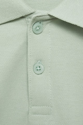 Polo coton manches courtes - Blanc cassé