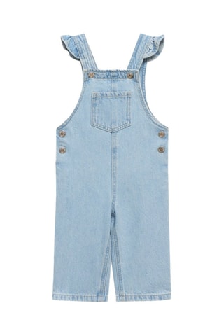 Salopette longue jean - Bleu clair