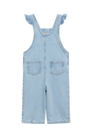 Salopette longue jean - Bleu clair