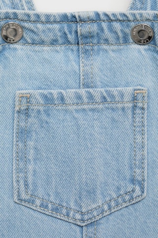 Salopette longue jean - Bleu clair