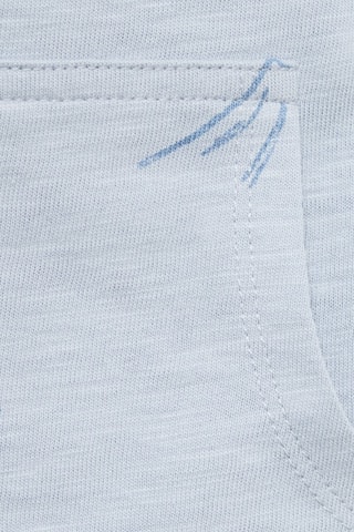 Salopette en imprimé palmiers - Bleu clair