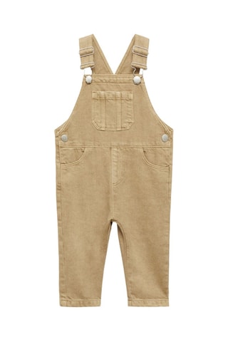 Salopette longue jean - Marron