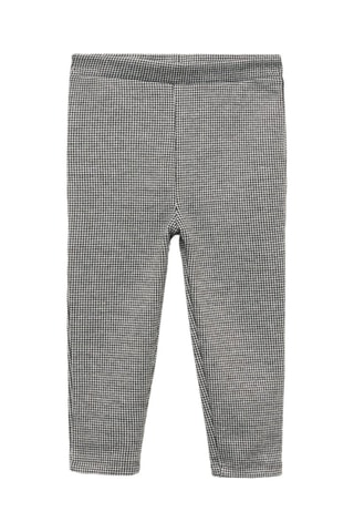 Leggings pied-de-coq - Noir