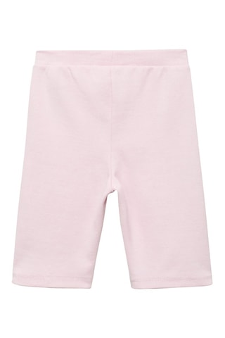 Legging court côtelé - Bleu clair