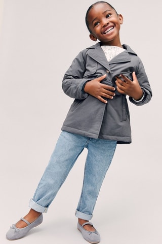 Trench matelassé - Gris