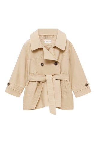 Trench boutons - Sable