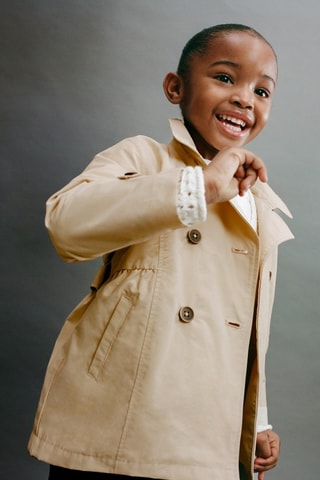 Trench boutons - Sable