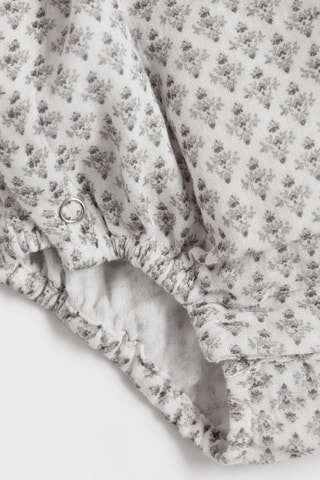 Barboteuse imprimé croisée - Gris