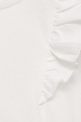 Body coton à volants - Blanc cassé