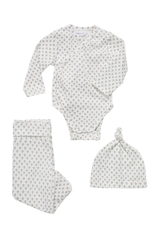 Body coton imprimé - Gris