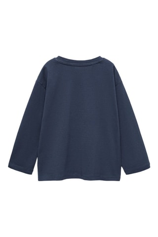 T-shirt imprimé Noël - Bleu marine