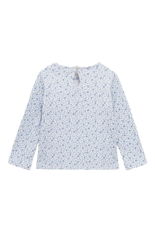 T-shirt imprimé floral - Bleu