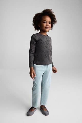 T-shirt imprimé floral - Anthracite