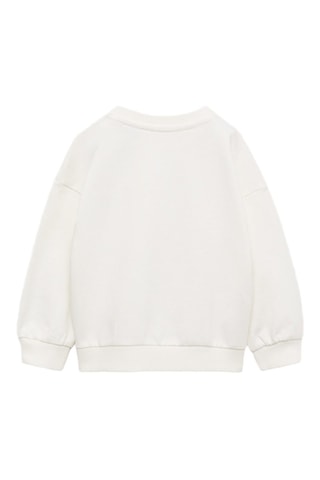 Sweat-shirt imprimé Snoopy - Blanc cassé