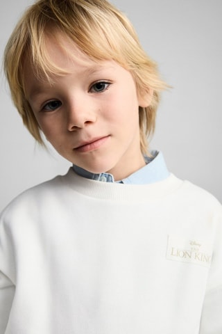 Sweat-shirt le Roi Lion - Blanc cassé