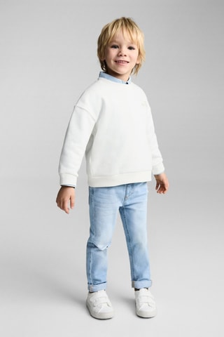 Sweat-shirt le Roi Lion - Blanc cassé