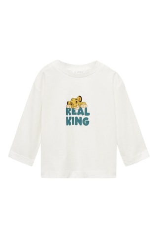 T-shirt Le Roi lion - Blanc cassé