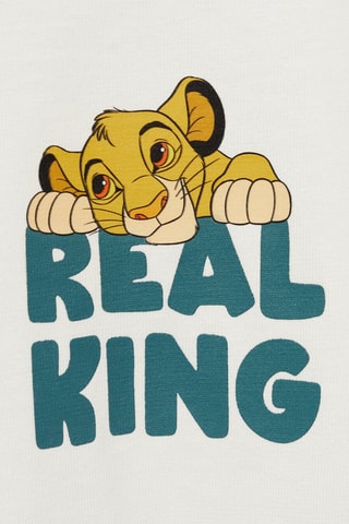 T-shirt Le Roi lion - Blanc cassé