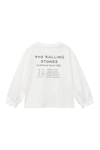 T-shirt The Rolling Stones - Blanc cassé