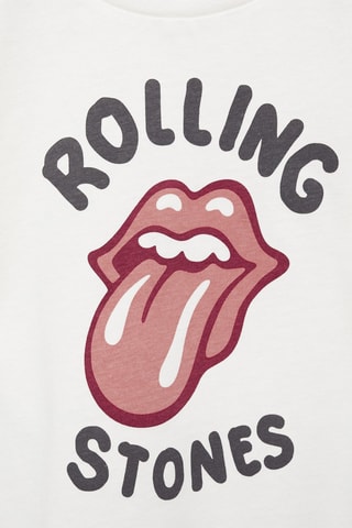 T-shirt The Rolling Stones - Blanc cassé