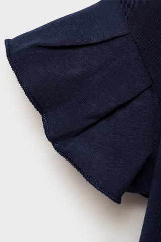 T-shirt coton manches courtes - Bleu marine