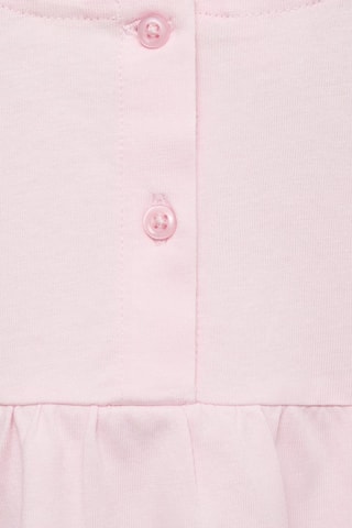T-shirt détails ajourés - Rose