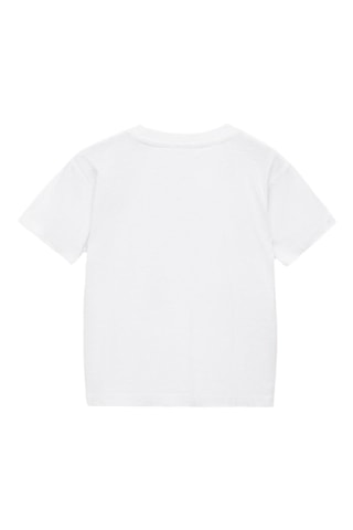 T-shirt imprimé poche - Blanc cassé