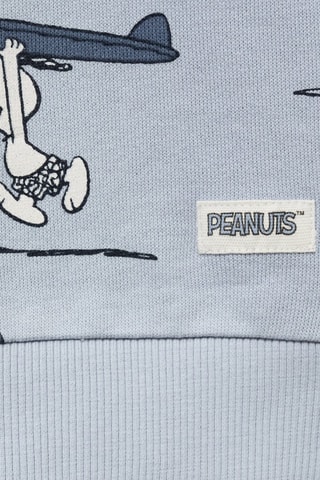 Sweat-shirt Snoopy coton - Bleu clair