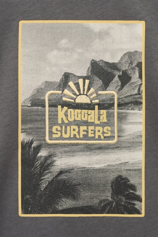 T-shirt coton imprimé - Anthracite