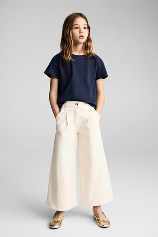 T-shirt cut out - Blanc cassé