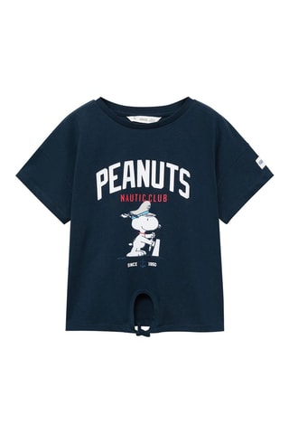 T-shirt imprimé Snoopy - Bleu marine