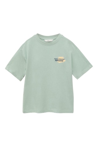 T-shirt coton imprimé - Vert