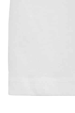 T-shirt message relief - Blanc cassé