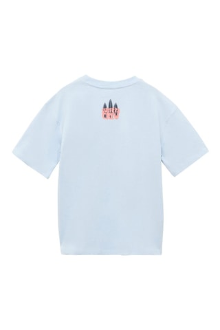 T-shirt imprimé surf - Bleu