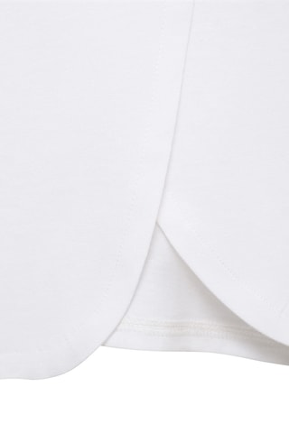 T-shirt imprimé à volants - Blanc cassé