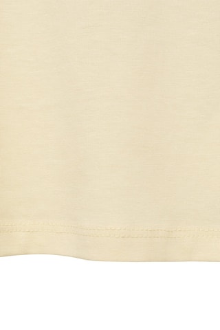 T-shirt imprimé plage - Jaune