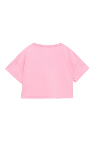 T-shirt message relief - Jaune