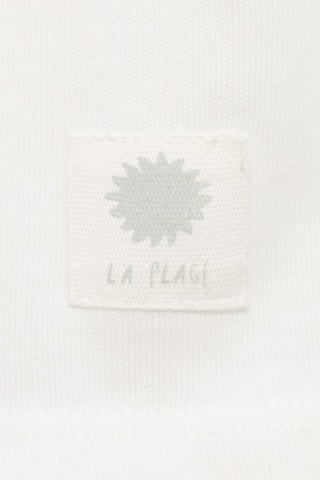 T-shirt manches froncées - Blanc cassé