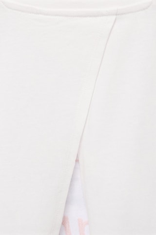 T-shirt coton imprimé - Blanc cassé