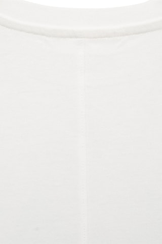 T-shirt coton imprimé - Blanc cassé