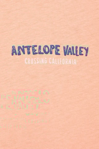 T-shirt imprimé manches courtes - Orange